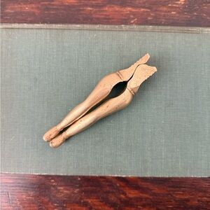 Vintage Brass Legs Nutcracker